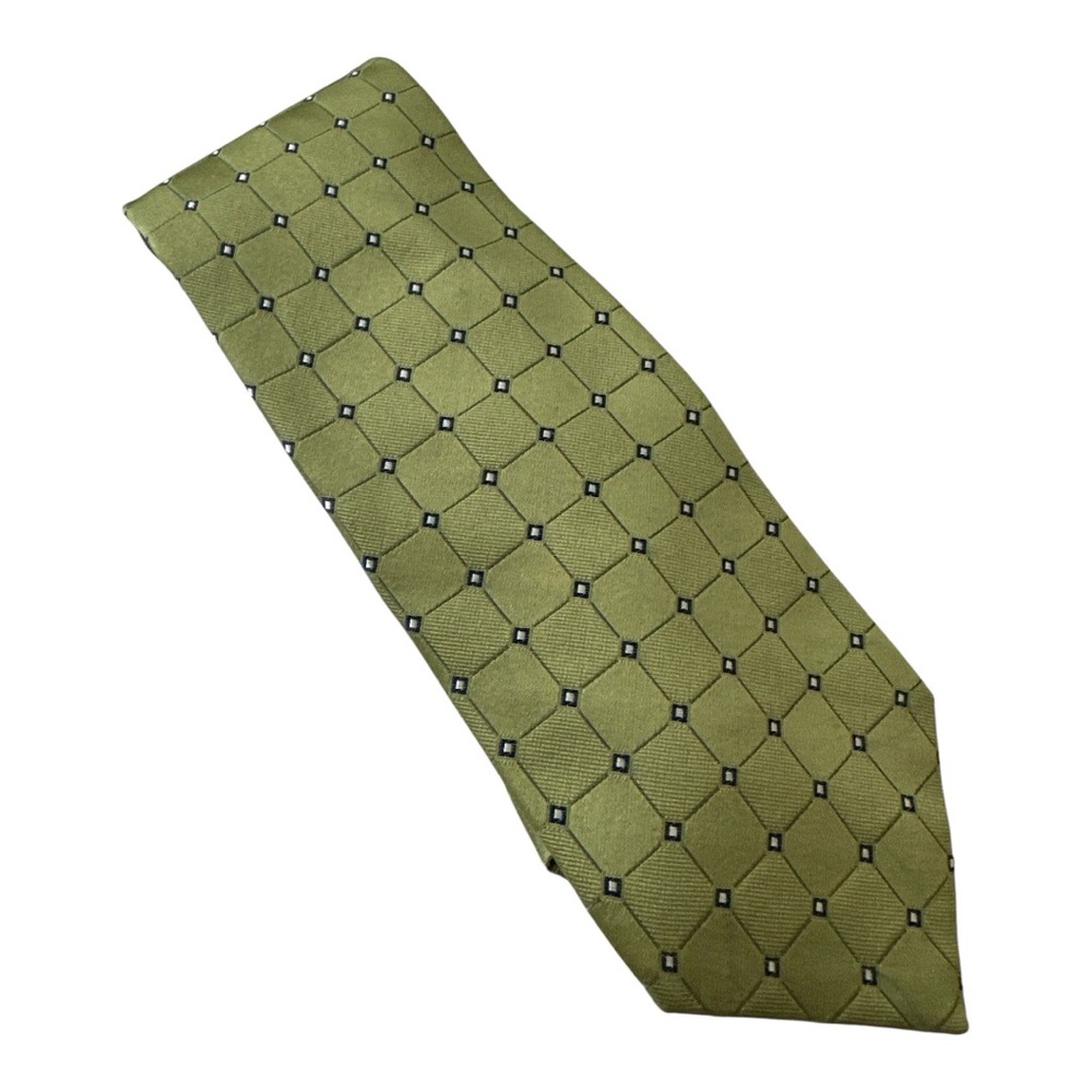 Nordstrom Olive Geometric Men's Tie